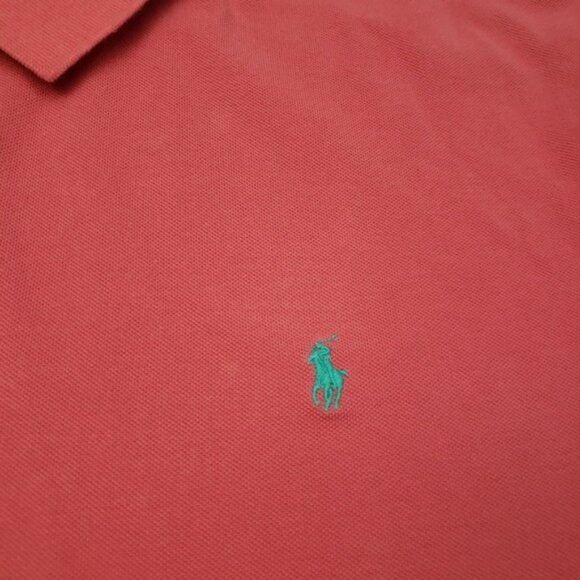 Ralph Lauren Polo Shirt Mens 3XL Big Pink Classic Fit Short Sleeve Embroidered - Picture 3 of 6